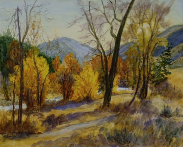 FALL LIGHT 16×20 WConboardvarnished